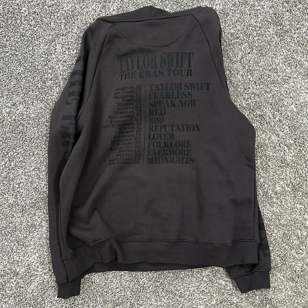 Eras Tour Black Unisex Hoodie